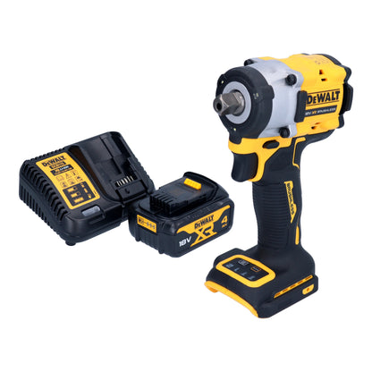 Clé à chocs sans fil DeWalt DCF 922 M1 18 V 406 Nm 1/2" sans balai + 1x batterie 4,0 Ah + chargeur