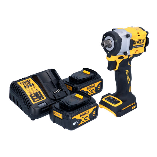 Clé à chocs sans fil DeWalt DCF 922 M2 18 V 406 Nm 1/2" sans balais + 2x batteries 4,0 Ah + chargeur