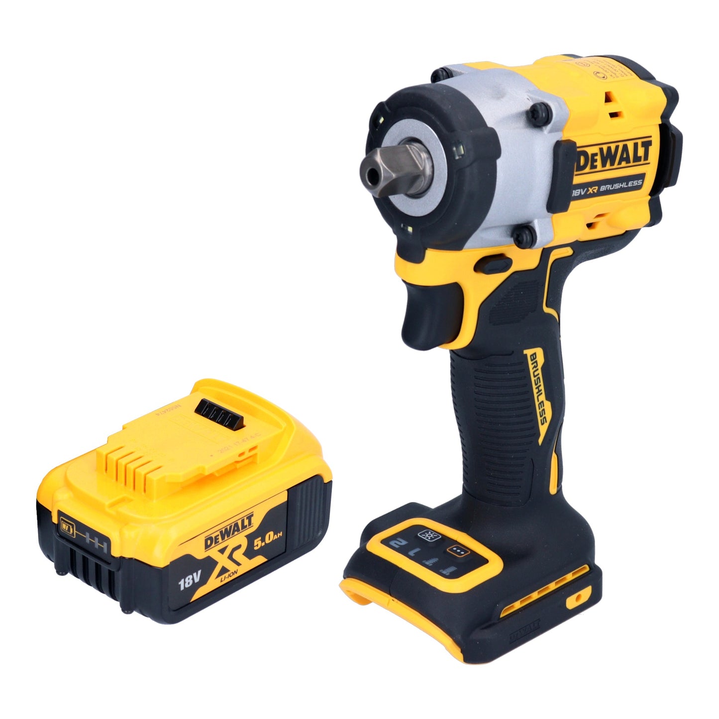 DeWalt DCF 922 N Akku Schlagschrauber 18 V 406 Nm 1/2" Brushless + 1x Akku 5,0 Ah - ohne Ladegerät