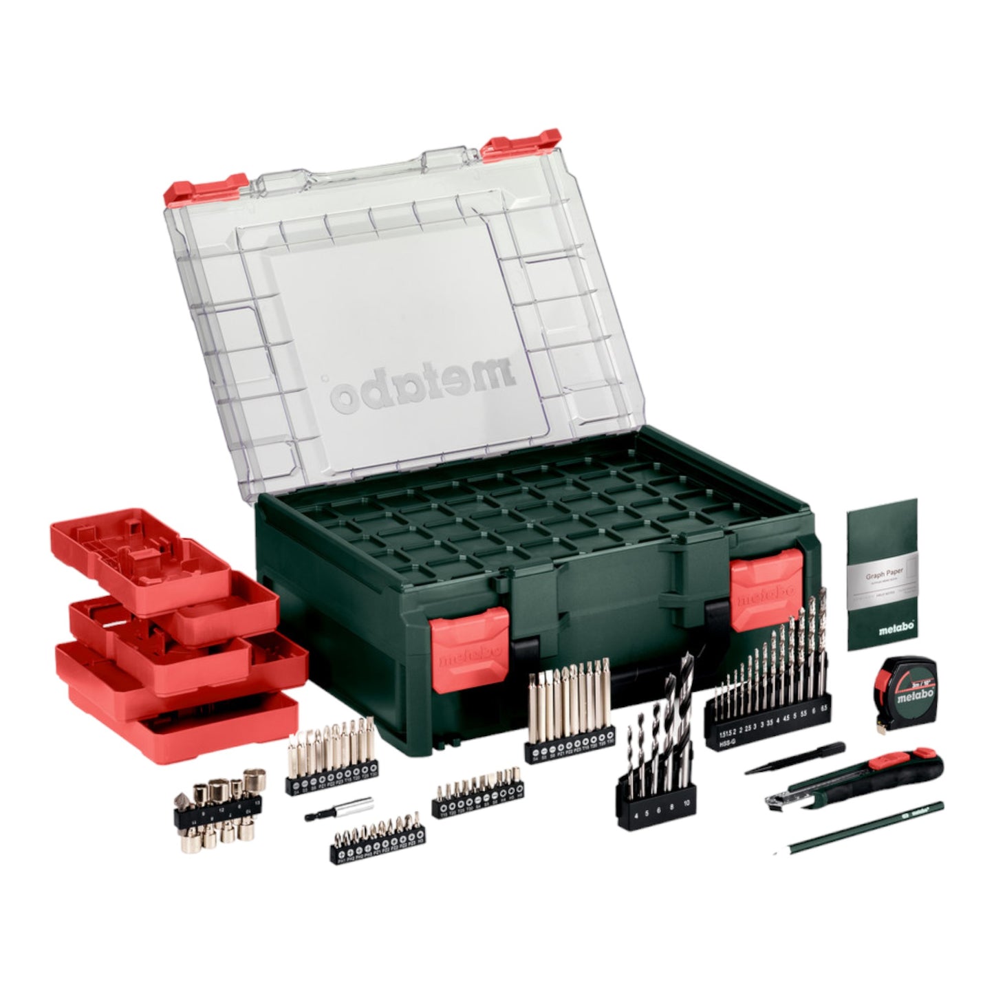 Metabo BS 18 set perceuse/visseuse sans fil 18 V 48 Nm (602207710) + 2x batteries 2,0 Ah + chargeur + atelier mobile 74 pièces + mallette