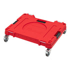 Toolbrothers RHINO XXL Rouleau de transport mobile Plate-forme de transport de planches à roulettes ULTRA 625 x 503 x 160 mm Capacité de charge de 120 kg avec roues pivotantes en métal et frein