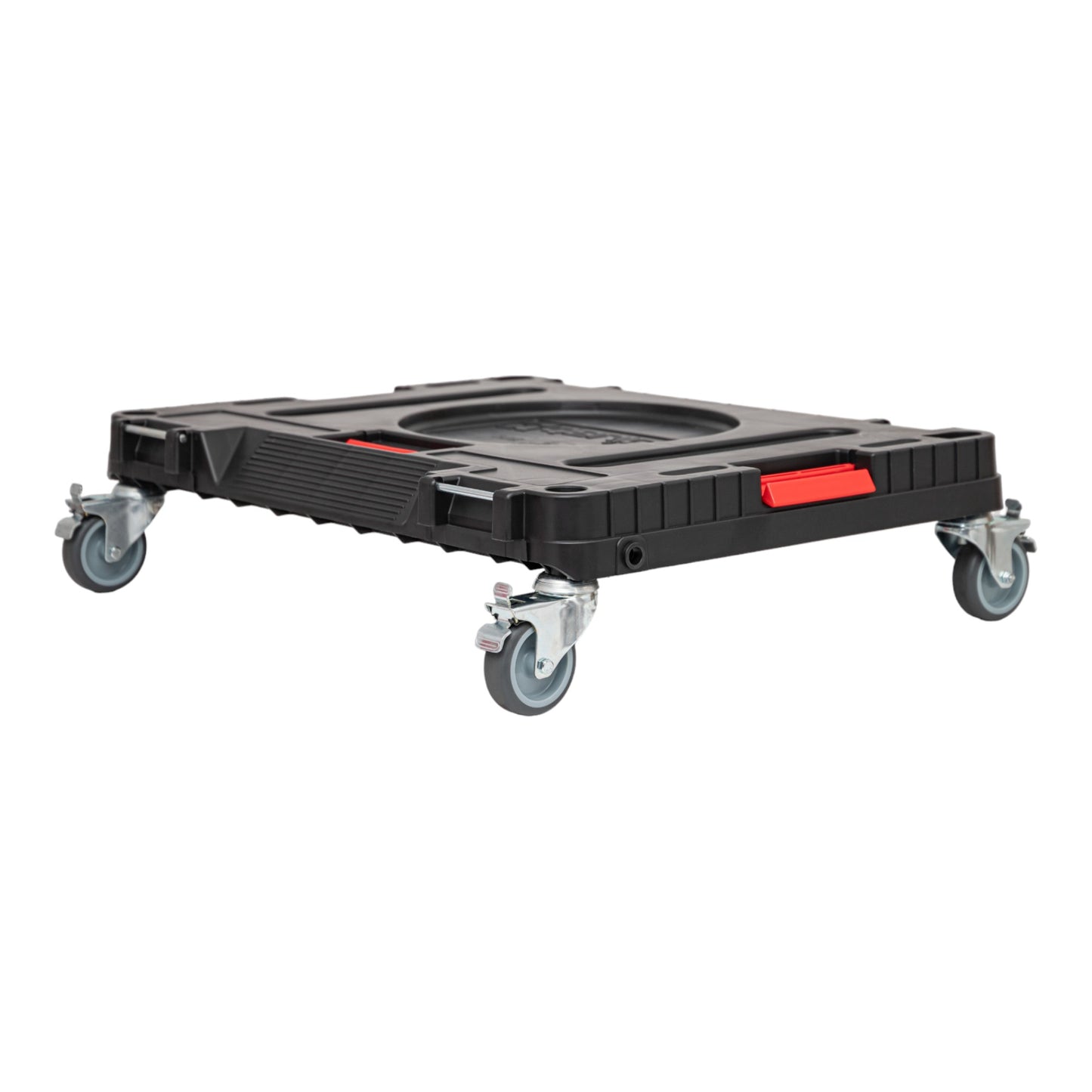 Toolbrothers RHINO XXL mobiler Transportroller ECO Rollbrett Transport Plattform 625 x 503 x 160 mm 120 kg Traglast mit Schwenkrädern aus Metall und Bremse