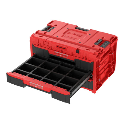 Toolbrothers RHINO XXL Drawer 3 ULTRA Vario+ Werkzeugkoffer Schubladenkoffer 587 x 380 x 340 mm 27 l stapelbar IP54 mit drei Schubladen