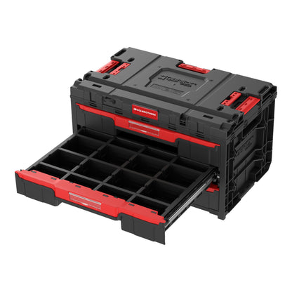 Toolbrothers RHINO XXL Drawer 3 ECO Vario+ Werkzeugkoffer Schubladenkoffer 587 x 380 x 340 mm 27 l stapelbar IP54 mit drei Schubladen