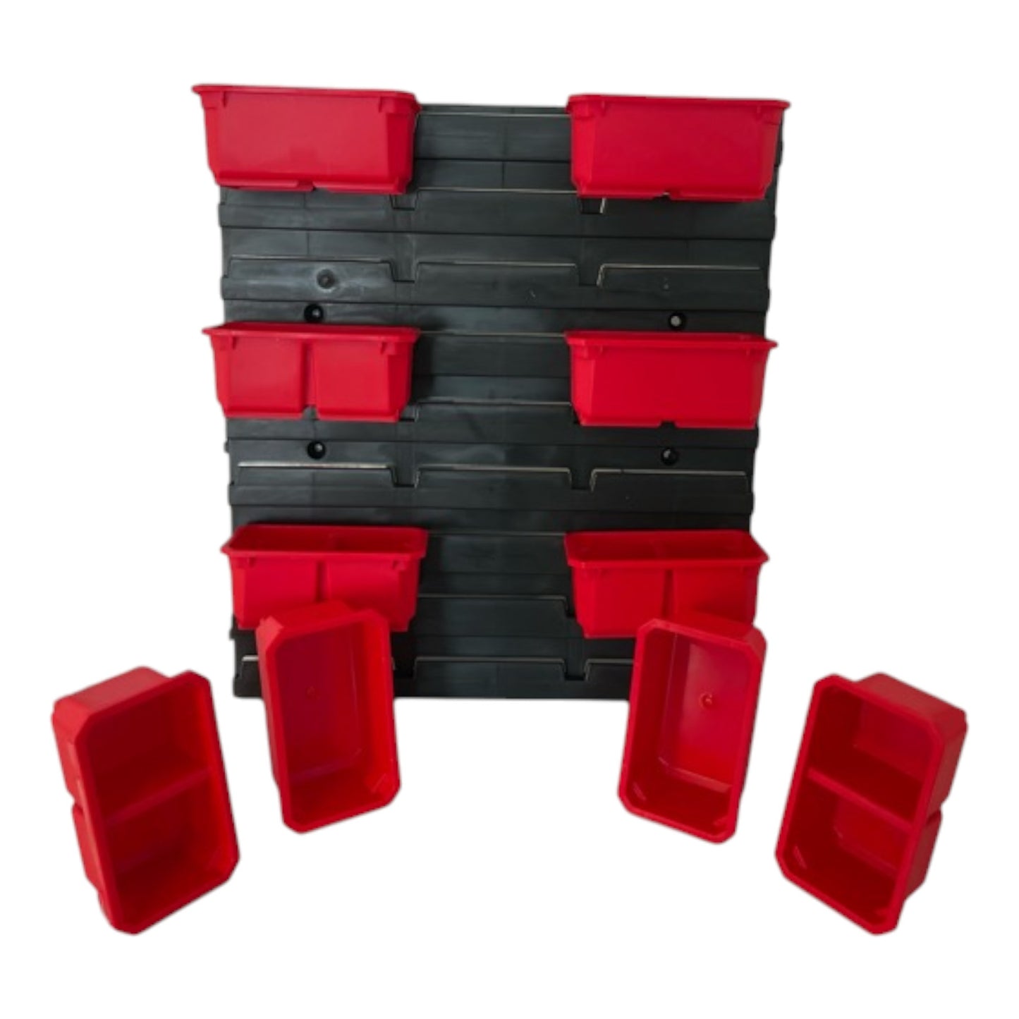 Toolbrothers RHINO Container Set N° 3 Atelier Mur 39 x 35 cm avec 10 conteneurs pour L Organizer et L Drawer 3