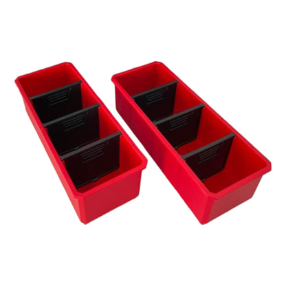 Toolbrothers RHINO Container Set N° 5 mur d'atelier 39 x 35 cm avec 2 conteneurs pour valises RHINO XXL et organiseur