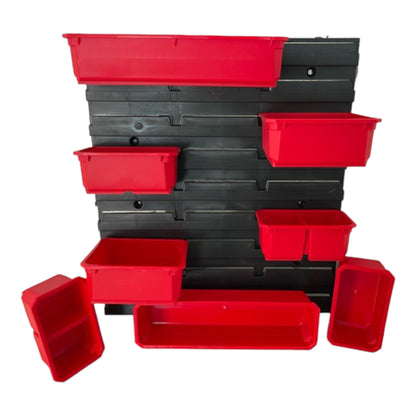 Toolbrothers RHINO Container Set N° 6 Atelier Mur 39 x 35 cm avec 8 Containers pour RHINO L Organisateur Hauteur M/L