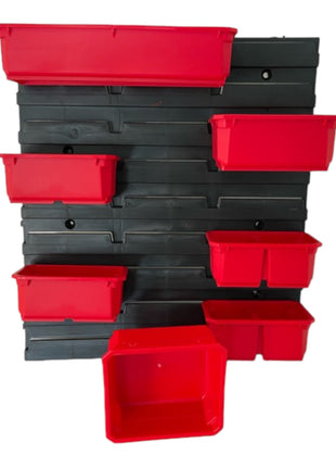 Toolbrothers RHINO Container Set N° 6 Atelier Mur 39 x 35 cm avec 8 Containers pour RHINO L Organisateur Hauteur M/L