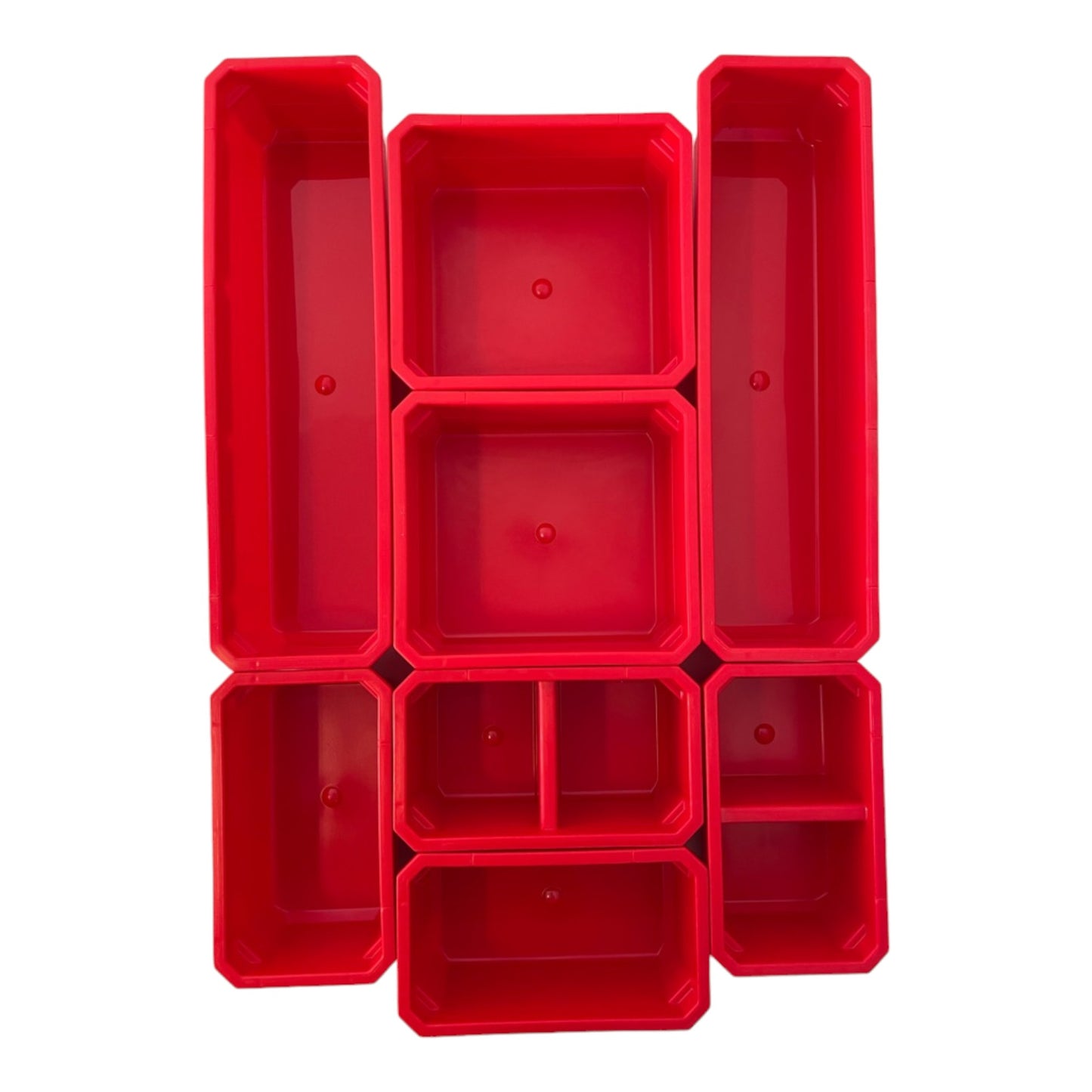 Toolbrothers RHINO Container Set N° 6 Atelier Mur 39 x 35 cm avec 8 Containers pour RHINO L Organisateur Hauteur M/L