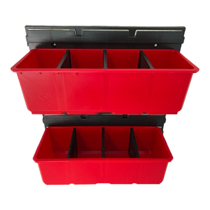 Toolbrothers RHINO Container Set N° 5 mur d'atelier 39 x 35 cm avec 2 conteneurs pour organisateur RHINO XXL