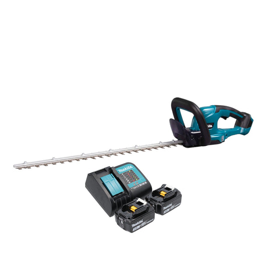 Taille-haie à batterie Makita DUH 607 SF2 18 V 60 cm + 2x batteries 3,0 Ah + chargeur