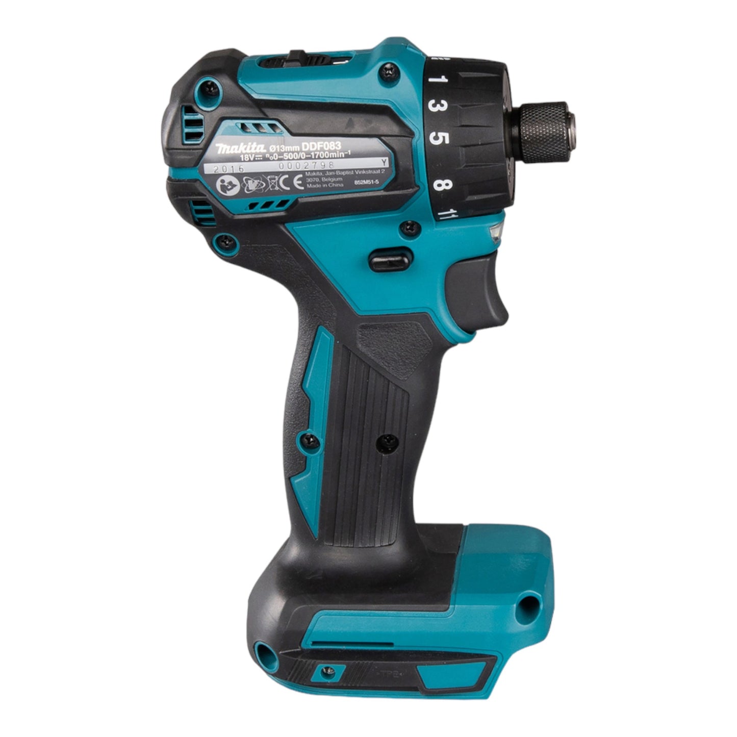 Makita DDF 083 RA1 perceuse-visseuse sans fil 18 V 40 Nm 1/4'' sans balai + 1x batterie 2,0 Ah + chargeur