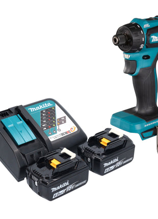 Makita DDF 083 RG perceuse-visseuse sans fil 18 V 40 Nm 1/4'' brushless + 2x batteries 6,0 Ah + chargeur