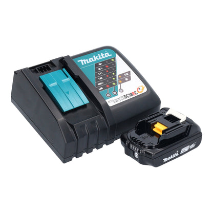 Makita DDF 083 RA1J perceuse-visseuse sans fil 18 V 40 Nm 1/4'' brushless + 1x batterie 2,0 Ah + chargeur + Makpac