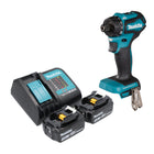 Makita DDF 083 SF Akku Bohrschrauber 18 V 40 Nm 1/4'' Brushless + 2x Akku 3,0 Ah + Ladegerät