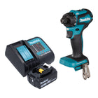 Makita DDF 083 ST1 perceuse-visseuse sans fil 18 V 40 Nm 1/4'' sans balai + 1x batterie 5,0 Ah + chargeur