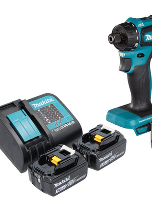 Makita DDF 083 ST perceuse-visseuse sans fil 18 V 40 Nm 1/4'' brushless + 2x batteries 5,0 Ah + chargeur