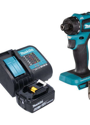 Makita DDF 083 SG1 perceuse-visseuse sans fil 18 V 40 Nm 1/4'' sans balai + 1x batterie 6,0 Ah + chargeur