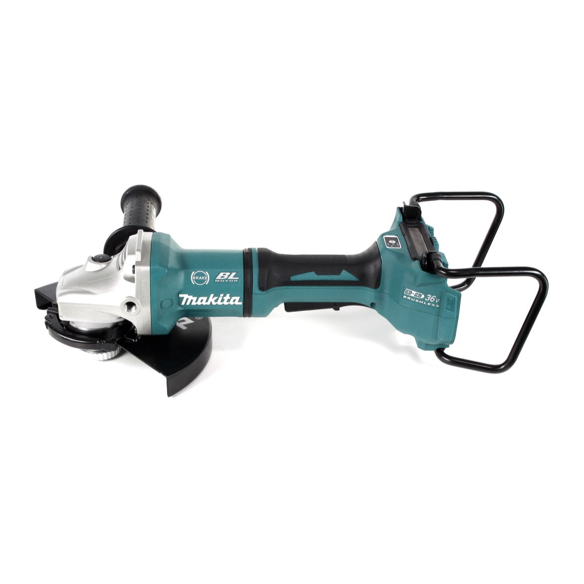 Makita DGA 901 ZKU2 Akku Winkelschleifer 36V ( 2x18V ) 230mm Brushless Solo + Ezynut + 5x Trennscheibe + Koffer - ohne Akku, ohne Ladegerät - Toolbrothers