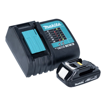 Makita DDF 083 SY1J perceuse-visseuse sans fil 18 V 40 Nm 1/4'' brushless + 1x batterie 1,5 Ah + chargeur + Makpac