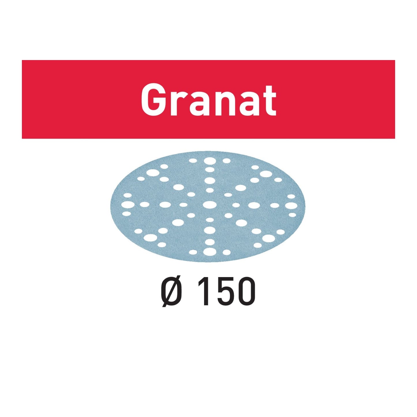 Festool STF D150/48 P220 GR/10 disque abrasif grenat 150 mm P220 20 pièces (2x 578137) pour RO 150, ES 150, ETS 150, ETS EC 150, LEX 150, WTS 150, HSK-D 150