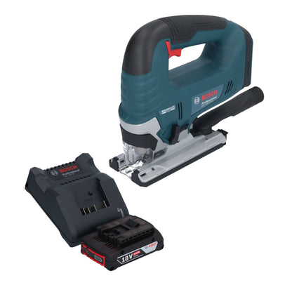 Bosch GST 18V-125 B Scie sauteuse professionnelle sans fil 18 V 125 mm sans balais + 1x batterie 2,0 Ah + chargeur