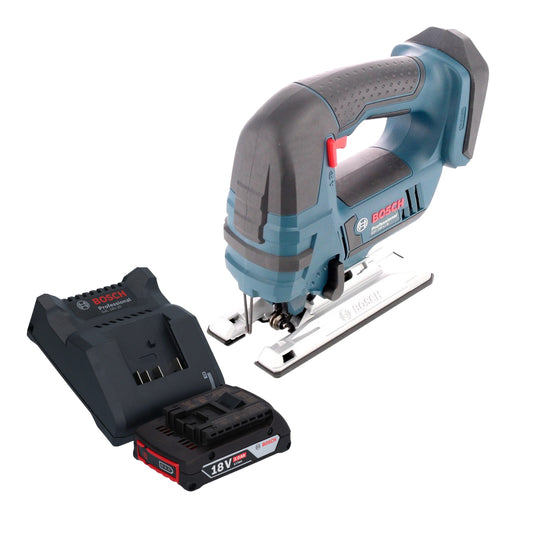 Bosch GST 18V-Li B Professional scie sauteuse sans fil 18 V + 1x batterie 2,0 Ah + chargeur