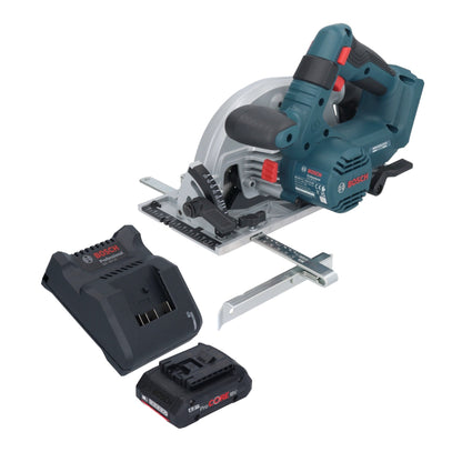 Bosch GKS 18V-57-2 Scie circulaire professionnelle sur batterie 18 V 165 mm sans balais + 1 batterie ProCORE 4,0 Ah + chargeur