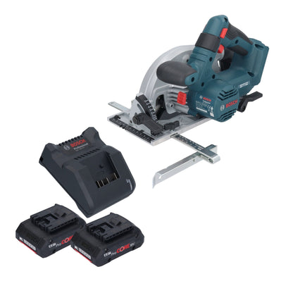 Bosch GKS 18V-57-2 Professional Akku Handkreissäge 18 V 165 mm Brushless + 2x ProCORE Akku 4,0 Ah + Ladegerät