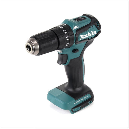 Makita DHP 483 Z Akku Schlagbohrschrauber ( 18 V 40 Nm Brushless ) inkl. Koffer + WellCut 101 tlg. Bit- und Bohrer Set