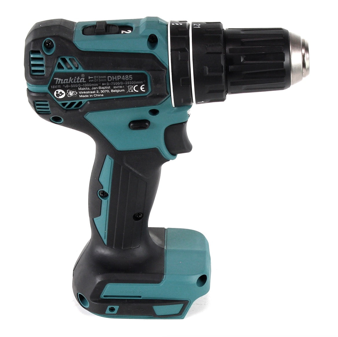 Makita DHP 485 Z Akku Schlagbohrschrauber ( 18 V 50 Nm Brushless ) inkl. Koffer + WellCut 101 tlg. Bit- und Bohrer Set