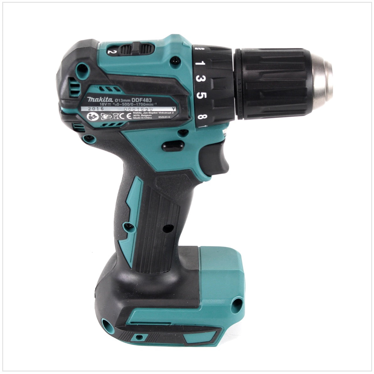 Makita DDF 483 Z Akku Bohrschrauber ( 18 V 40 Nm Brushless ) inkl. Koffer + WellCut 101 tlg. Bit- und Bohrer Set