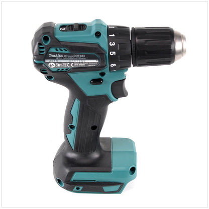 Makita DDF 483 Z perceuse-visseuse sans fil (18 V 40 Nm sans balais) avec coffret + embout WellCut 101 pièces et jeu de forets