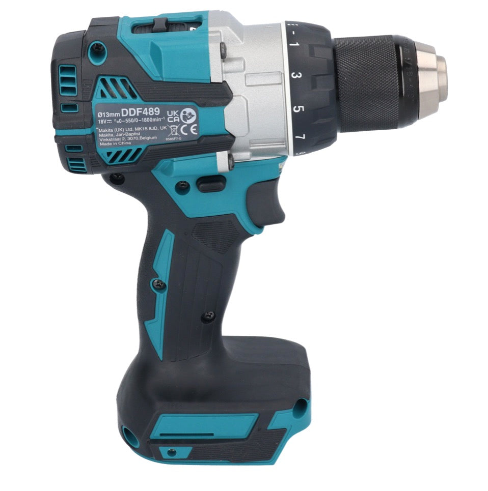 Makita DDF 489 Z perceuse-visseuse sans fil (18 V 73 Nm sans balais) avec coffret + embout WellCut 101 pièces et jeu de forets