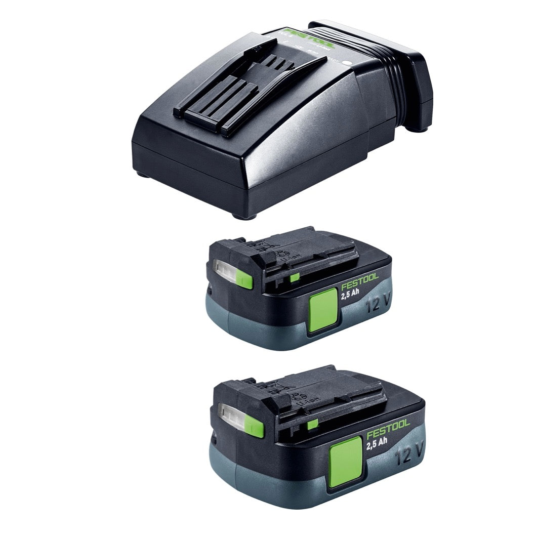 Festool TXS 12 2,5-Plus Akku Bohrschrauber 12 V 30 Nm Brushless ( 576873 ) + 2x Akku 2,5 Ah + Ladegerät + Systainer + Systainer ToolBox SYS3 TB M 137