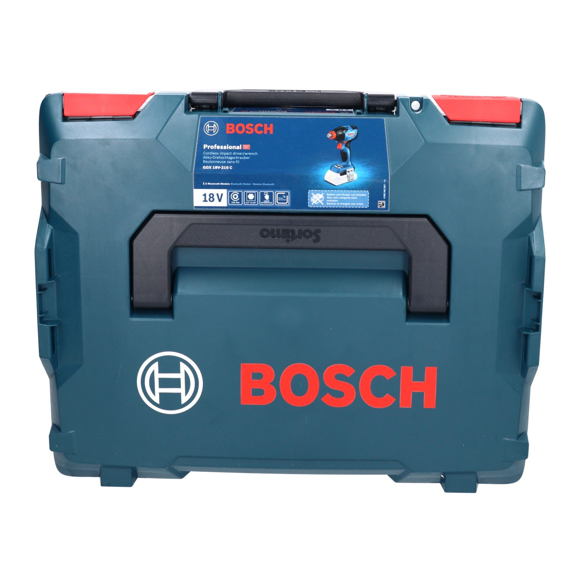 Bosch GDX 18V-210 C Professional Clé à chocs rotative sans fil 18 V 210 Nm sans balais + 2x batterie ProCORE 4,0 Ah + chargeur + L-Boxx