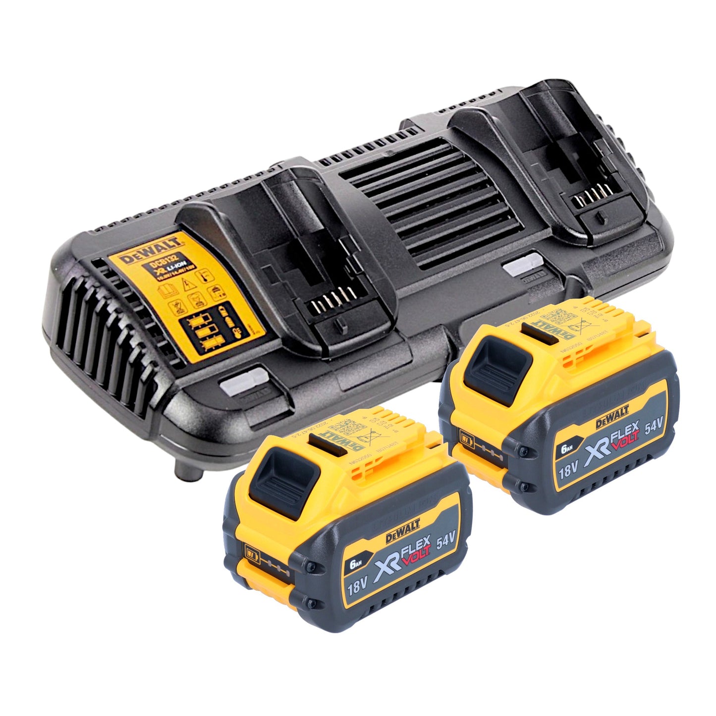 Tondeuse à gazon sans fil DeWalt DCMW 564 T2 36 V (2x 18 V) 48 cm sans balais + 2x batterie FlexVolt 6,0 Ah + chargeur