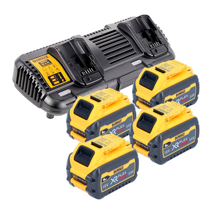 Tondeuse à gazon sans fil DeWalt DCMW 564 T4 36 V (2x 18 V) 48 cm sans balais + 4x batterie FlexVolt 6,0 Ah + chargeur