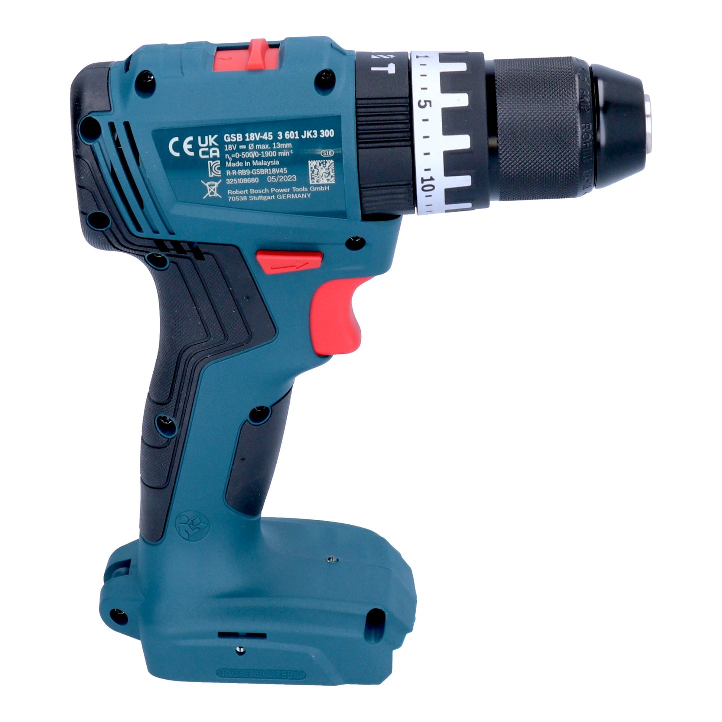 Bosch GSB 18V-45 Professional Akku Schlagbohrschrauber 18 V 45 Nm Brushless + 1x Akku 2,0 Ah + Ladegerät