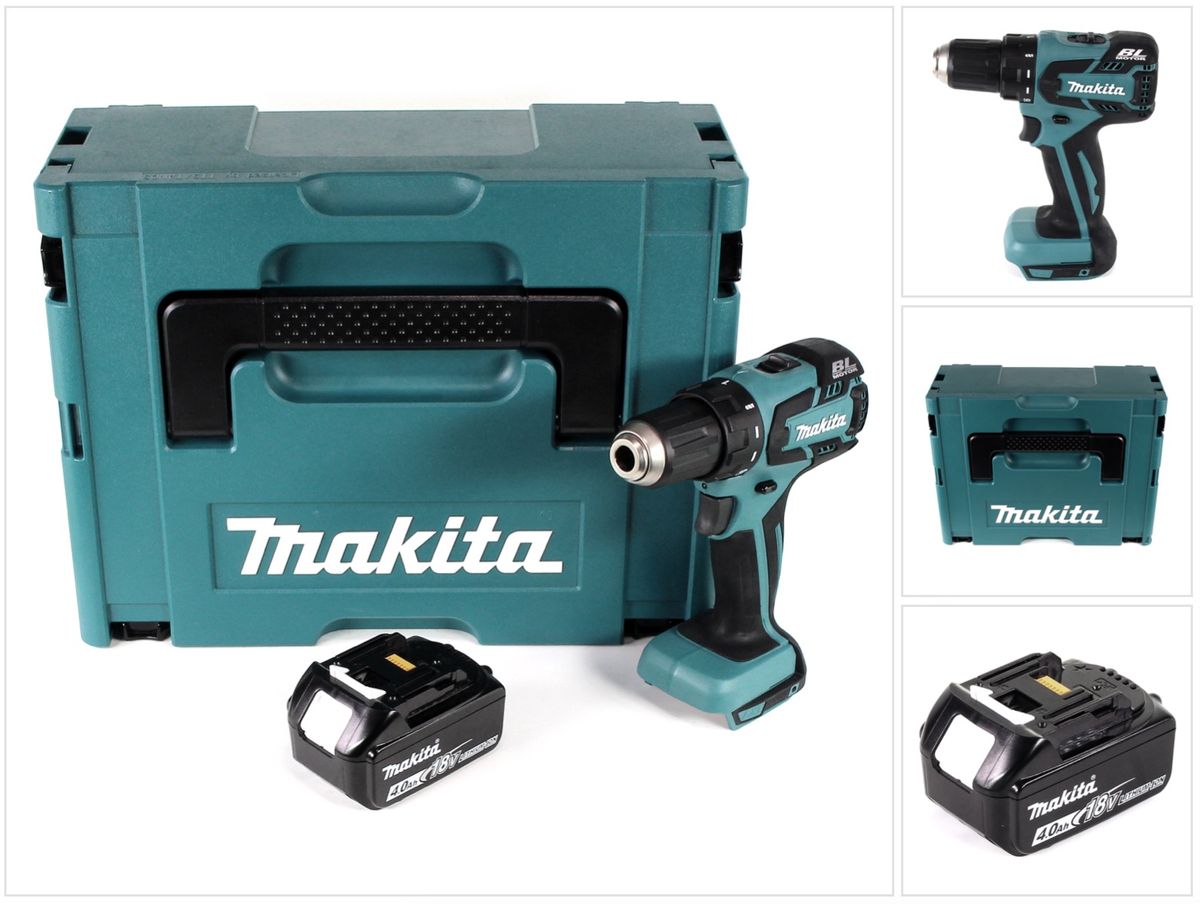 Makita DDF 459 M1J Akku Bohrschrauber 18V 45Nm im Makpac + 1x 4,0 Ah Akku - ohne Ladegerät - Toolbrothers