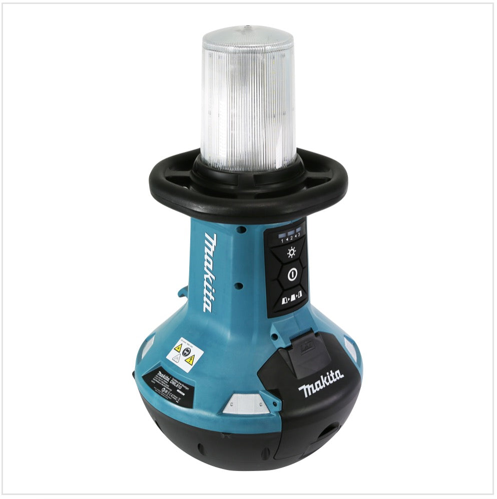 Makita DML 810 Z éclairage de zone LED sur batterie 18 / 36 V (2 x 18 V) 5500 lm IP54 + 20x Makita DoppelBit PH2 &amp; LS 45 mm