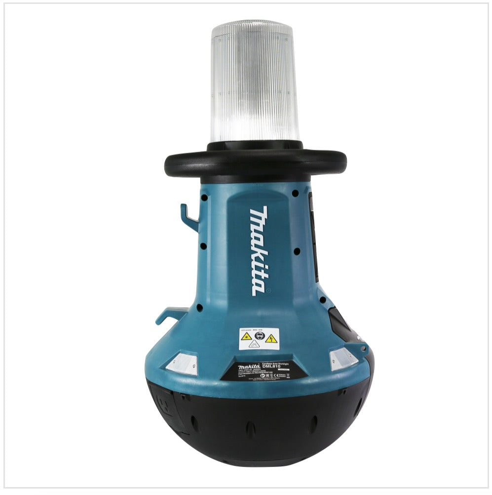 Makita DML 810 Z éclairage de zone LED sur batterie 18 / 36 V (2 x 18 V) 5500 lm IP54 + 20x Makita DoppelBit PH2 &amp; LS 45 mm