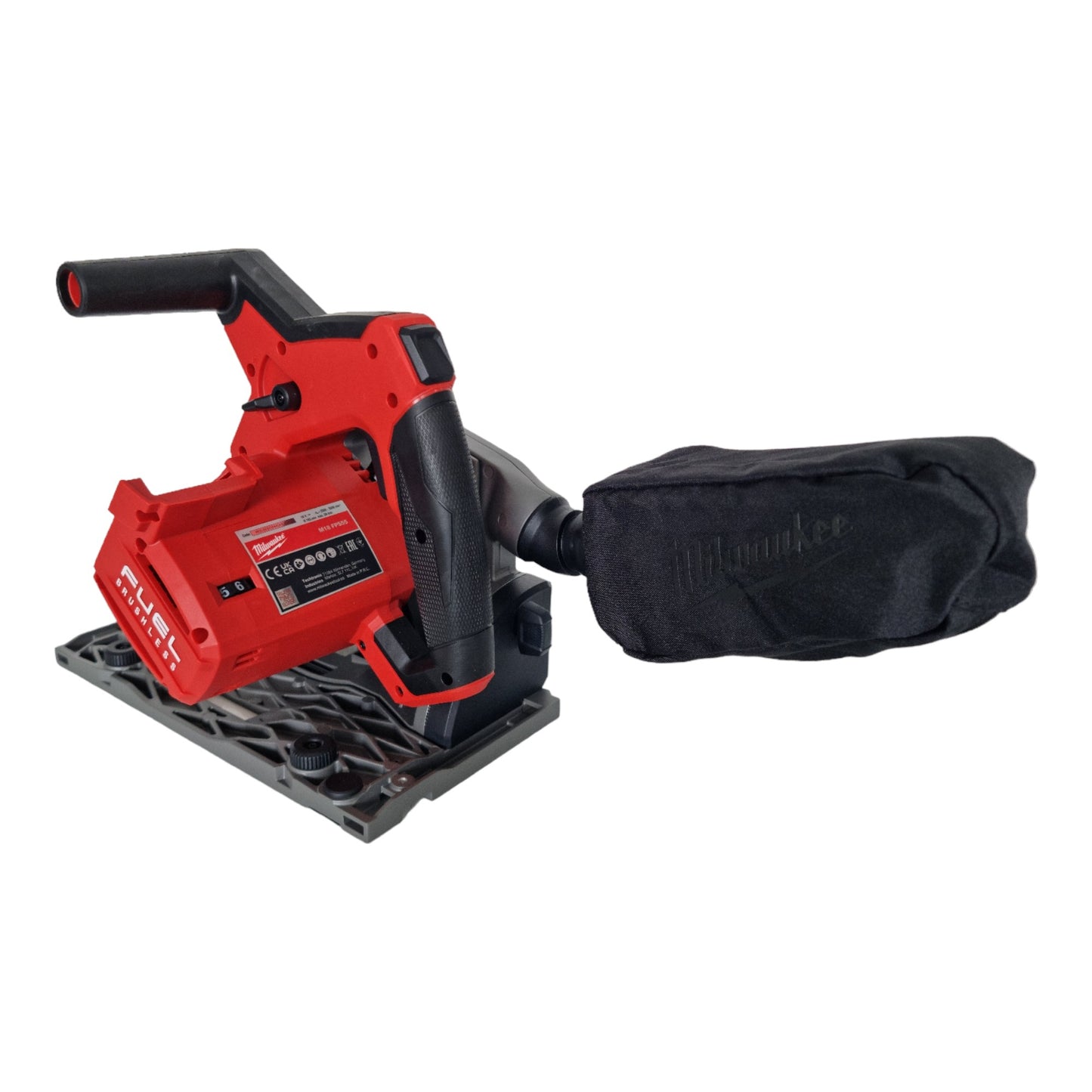 Scie plongeante à batterie Milwaukee M18 FPS55-401 18 V 165 mm sans balais + 1x batterie 4,0 Ah + chargeur