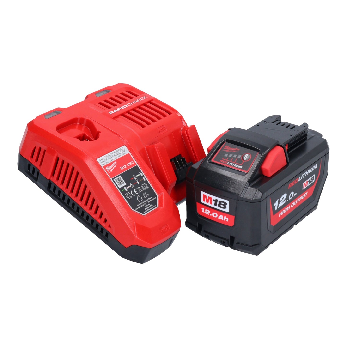 Scie plongeante sans balais Milwaukee M18 FPS55-121 18 V 165 mm + 1 batterie 12,0 Ah + chargeur