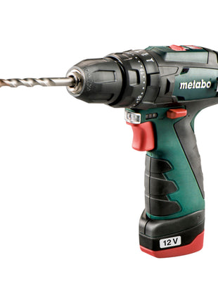 Metabo PowerMaxx SB Basic taladro percutor a batería 12 V 34 Nm (600385500) + 2x baterías 2,0 Ah + cargador + maletín