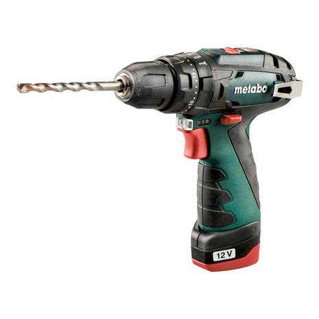 Perceuse à percussion sans fil Metabo PowerMaxx SB Basic 12 V 34 Nm (600385500) + 2x batteries 2,0 Ah + chargeur + mallette