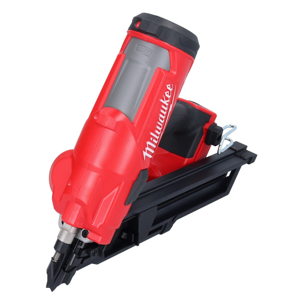 Cloueur sur batterie Milwaukee M18 FFN-0 18 V 50 - 90 mm brushless solo + éclairage sur batterie Milwaukee M18 TLED LED