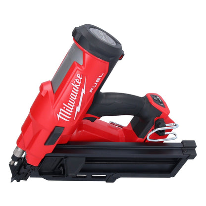 Cloueur sur batterie Milwaukee M18 FFN-0 18 V 50 - 90 mm brushless solo + éclairage sur batterie Milwaukee M18 TLED LED