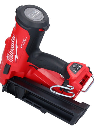 Cloueur sur batterie Milwaukee M18 FFN-0 18 V 50 - 90 mm brushless solo + éclairage sur batterie Milwaukee M18 TLED LED