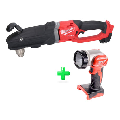 Perceuse d'angle sur batterie Milwaukee M18 FRAD2-0 18 V 122 Nm sans balai (4933471207) Solo + éclairage sur batterie Milwaukee M18 TLED LED